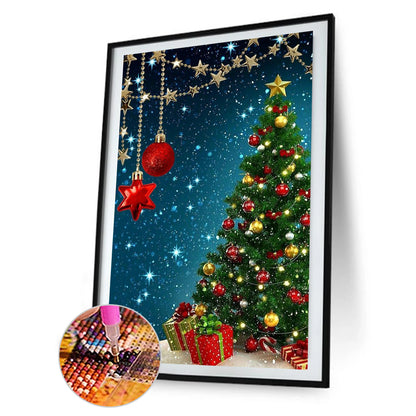 Christmas Tree - Full Round Drill Diamond Painting 45*70CM