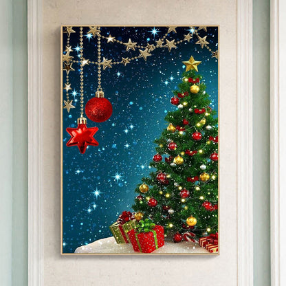 Christmas Tree - Full Round Drill Diamond Painting 45*70CM