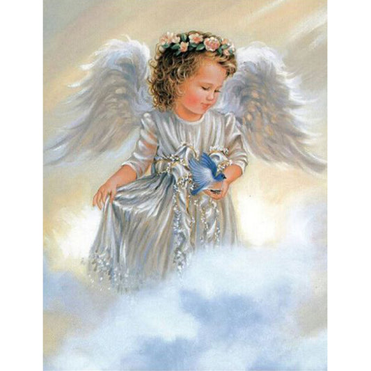 Angel Baby - Full Round Drill Diamond Painting 30*40CM