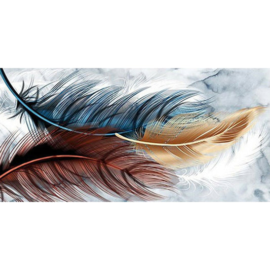 Feather - Full Round Drill Diamond Painting 80*40CM