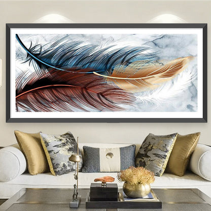 Feather - Full Round Drill Diamond Painting 80*40CM