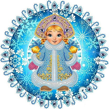 Christmas Girl - Special Shaped Drill Diamond Painting 30*30CM