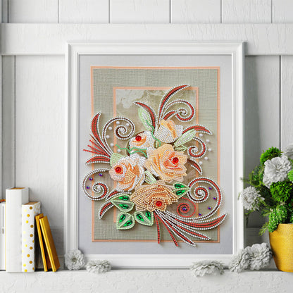 Paper Quilling - Special Shaped Drill Diamond Painting 30*40CM