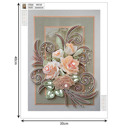 Paper Quilling - Special Shaped Drill Diamond Painting 30*40CM