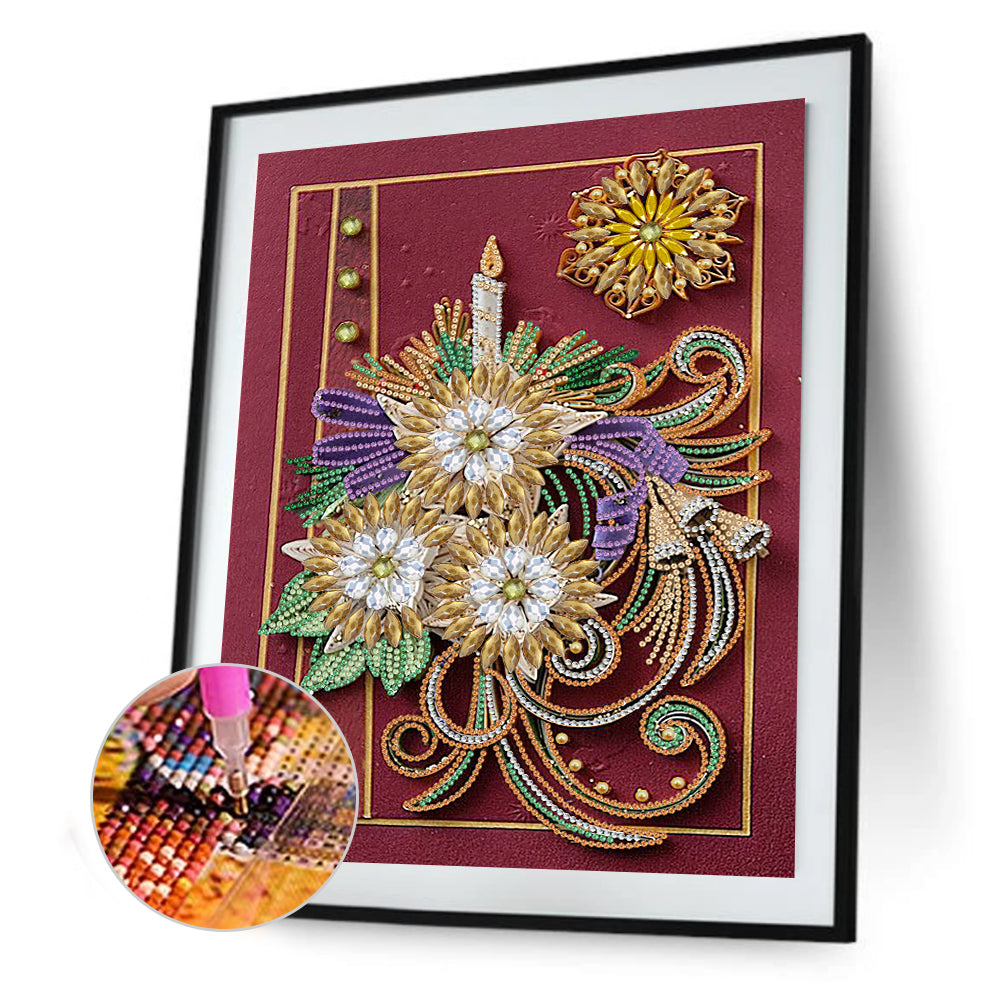 Paper Quilling - Special Shaped Drill Diamond Painting 30*40CM