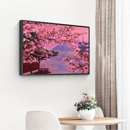 Peach View - Full Round Drill Diamond Painting 40*30CM