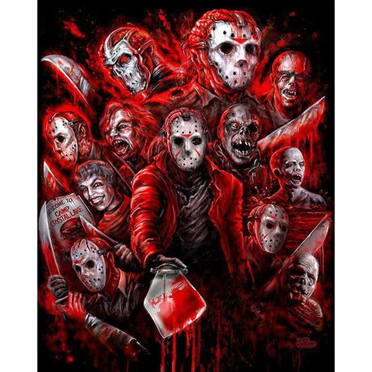 Horror Figure - Full Round Drill Diamond Painting 40*50CM