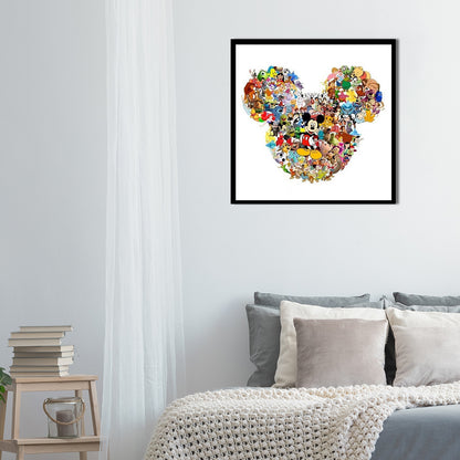 Cartoon Mouse - Full Round Drill Diamond Painting 50*50CM