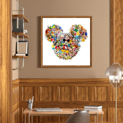 Cartoon Mouse - Full Round Drill Diamond Painting 50*50CM