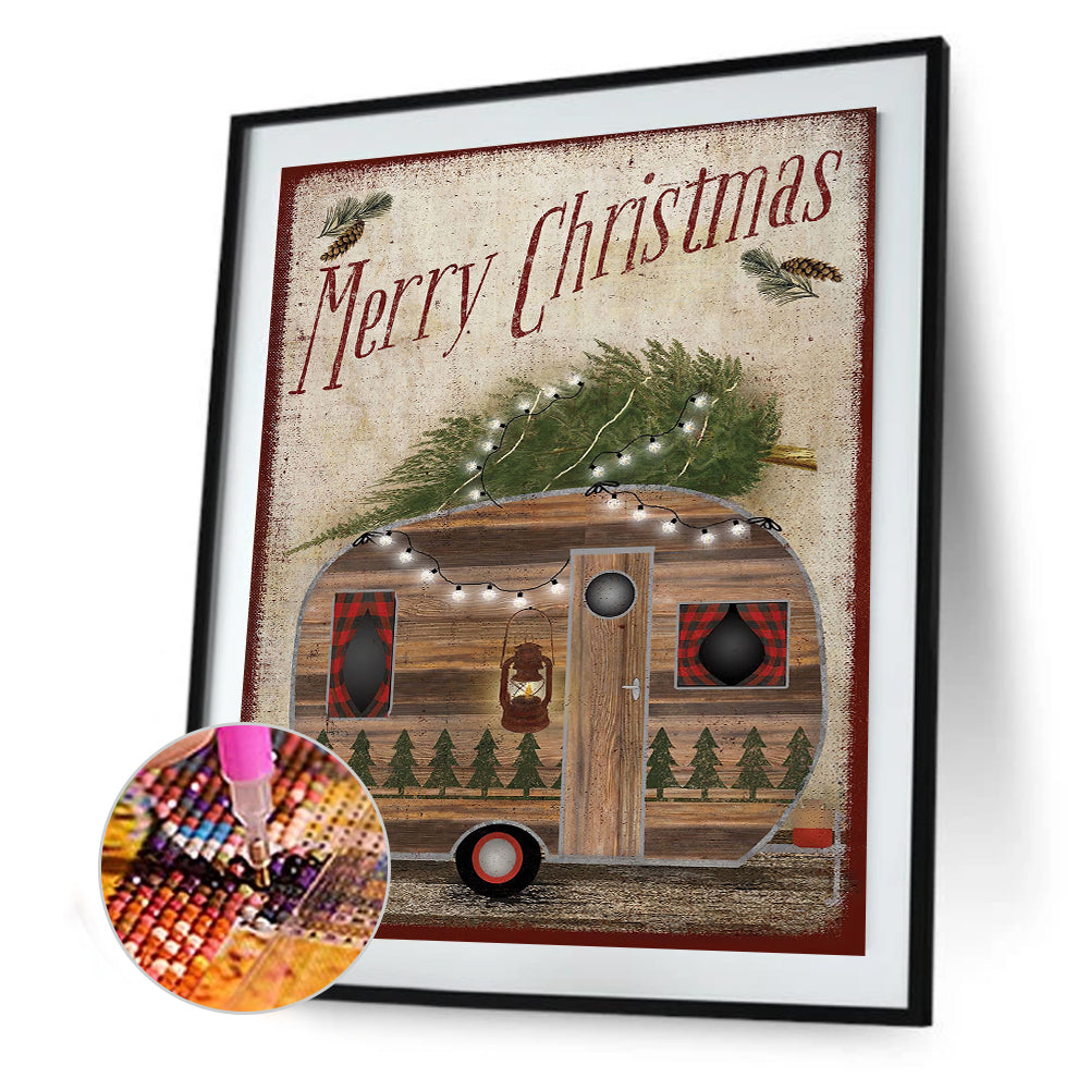 Christmas Halloween - Full Round Drill Diamond Painting 30*40CM