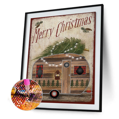 Christmas Halloween - Full Round Drill Diamond Painting 30*40CM