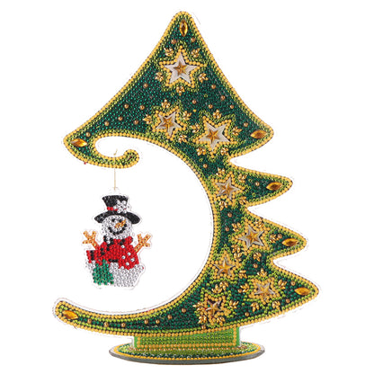 Luminous Christmas Tree DIY Special Shaped Diamond Painting Ornaments Kit