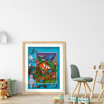 Clownfish - Special Shaped Drill Diamond Painting 30*40CM