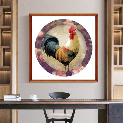 Rooster - Full Round Drill Diamond Painting 40*40CM