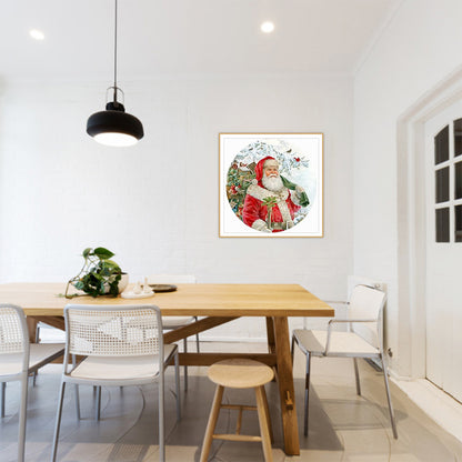 Christmas Santa - Full Round Drill Diamond Painting 40*40CM