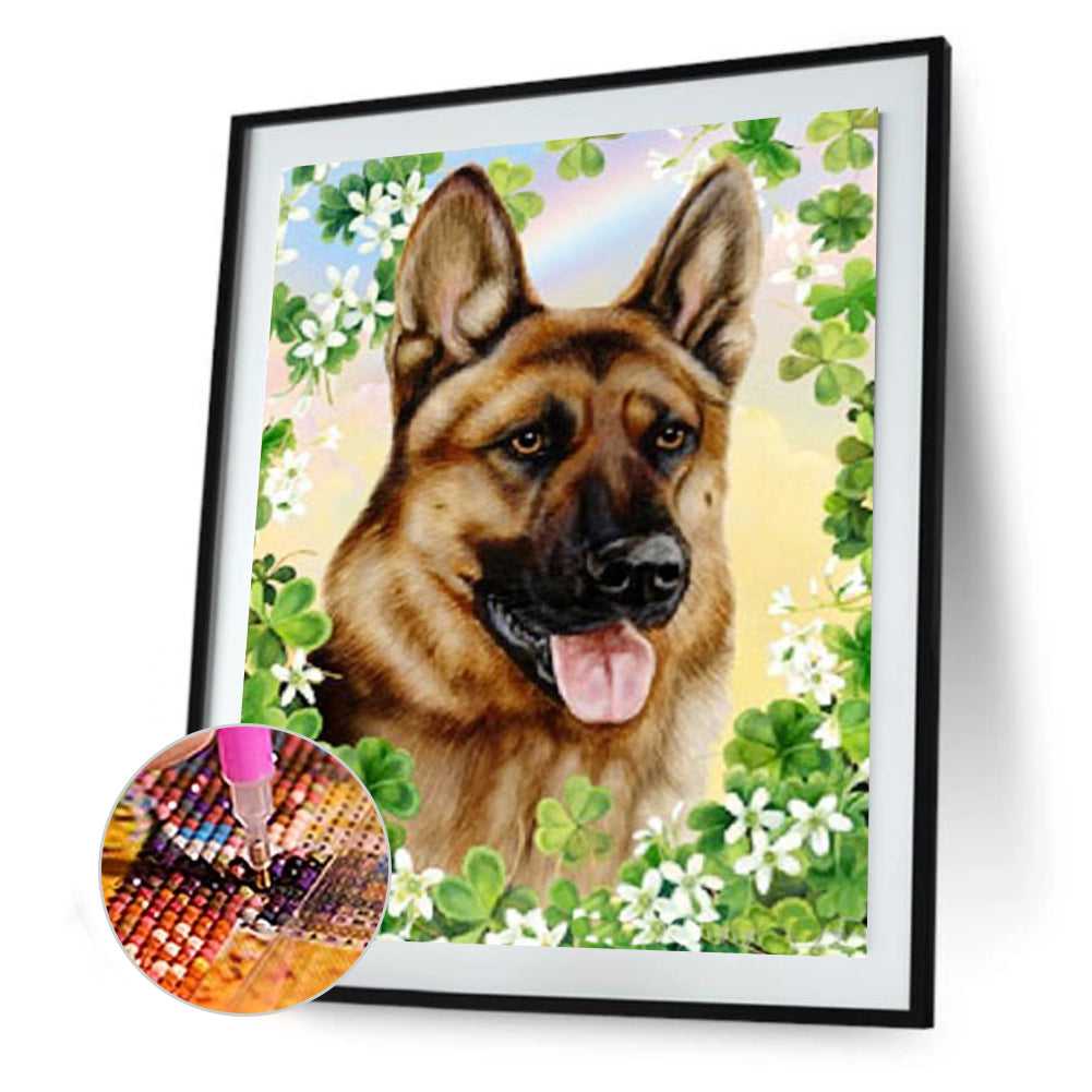 Dog - Full Square Drill Diamond Painting 30*40CM