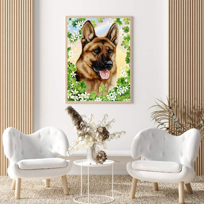 Dog - Full Square Drill Diamond Painting 30*40CM