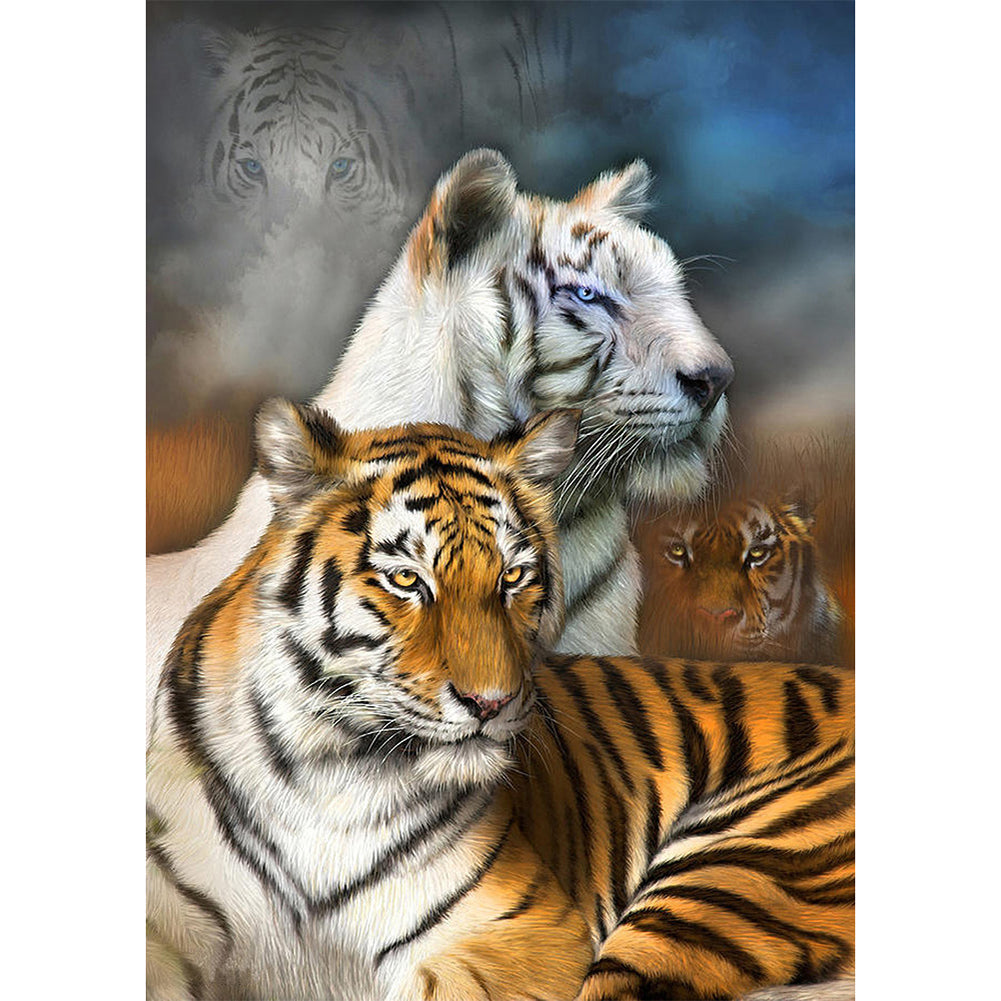 Tiger - Full Square Drill Diamond Painting 30*40CM