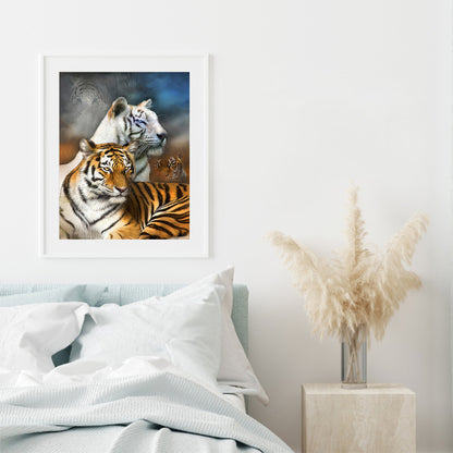 Tiger - Full Square Drill Diamond Painting 30*40CM