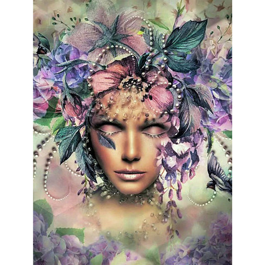 Beauty - Full Round Drill Diamond Painting 30*40CM