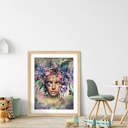 Beauty - Full Round Drill Diamond Painting 30*40CM