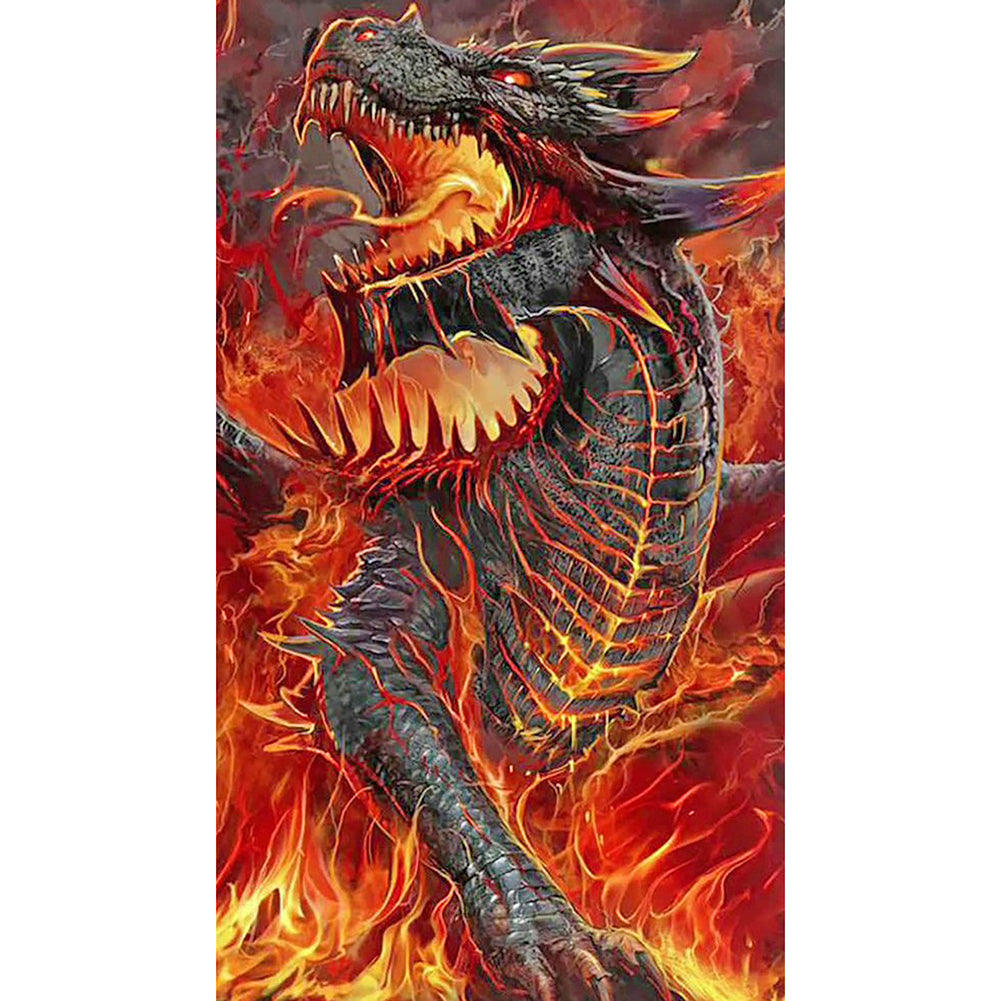 Dragon - Full Round Drill Diamond Painting 40*70CM