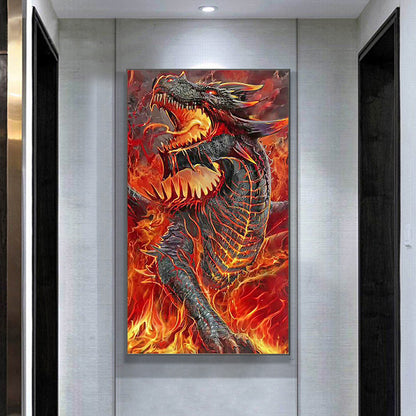 Dragon - Full Round Drill Diamond Painting 40*70CM