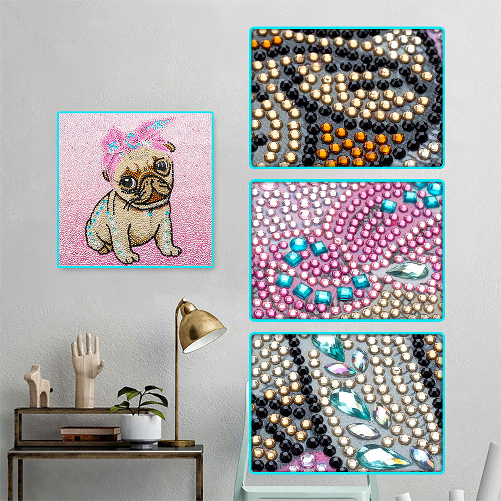 Dog - Special Shaped Drill Diamond Painting 30*30CM