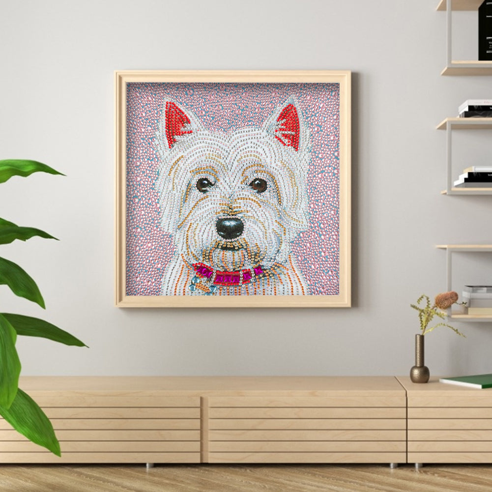 Dog - Special Shaped Drill Diamond Painting 30*30CM