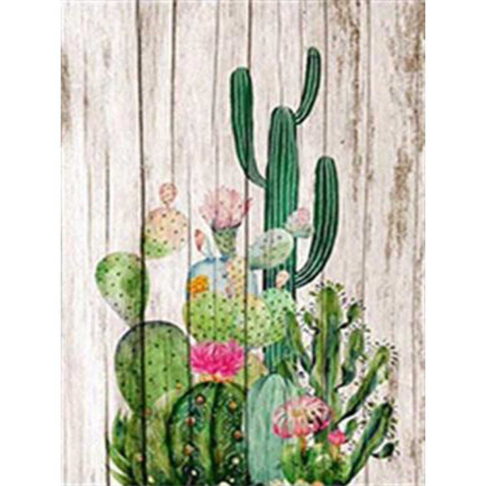 Cactus - Full Round Drill Diamond Painting 30*40CM