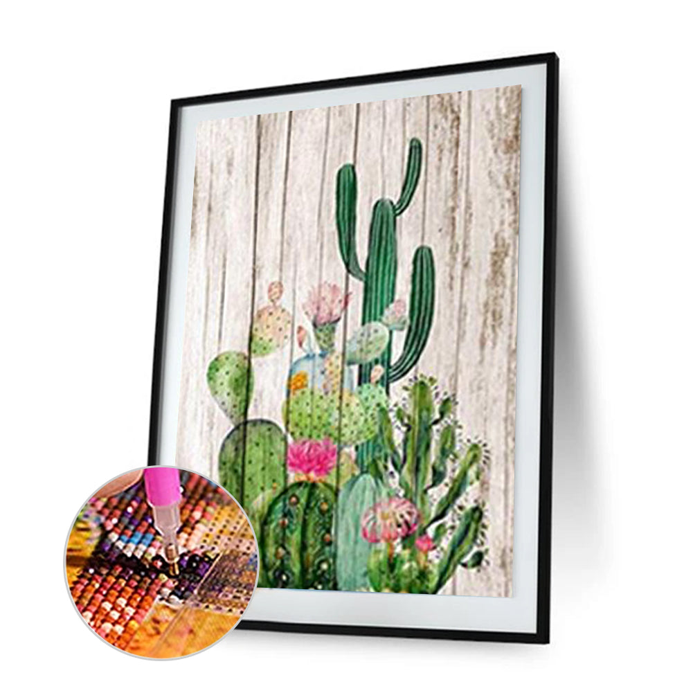 Cactus - Full Round Drill Diamond Painting 30*40CM