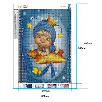 Elf Doll - Full Round Drill Diamond Painting 30*40CM