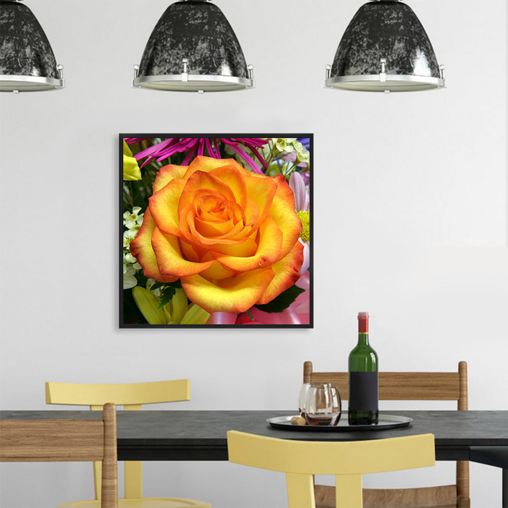 Roses Bloom - Full Square Drill Diamond Painting 30*30CM