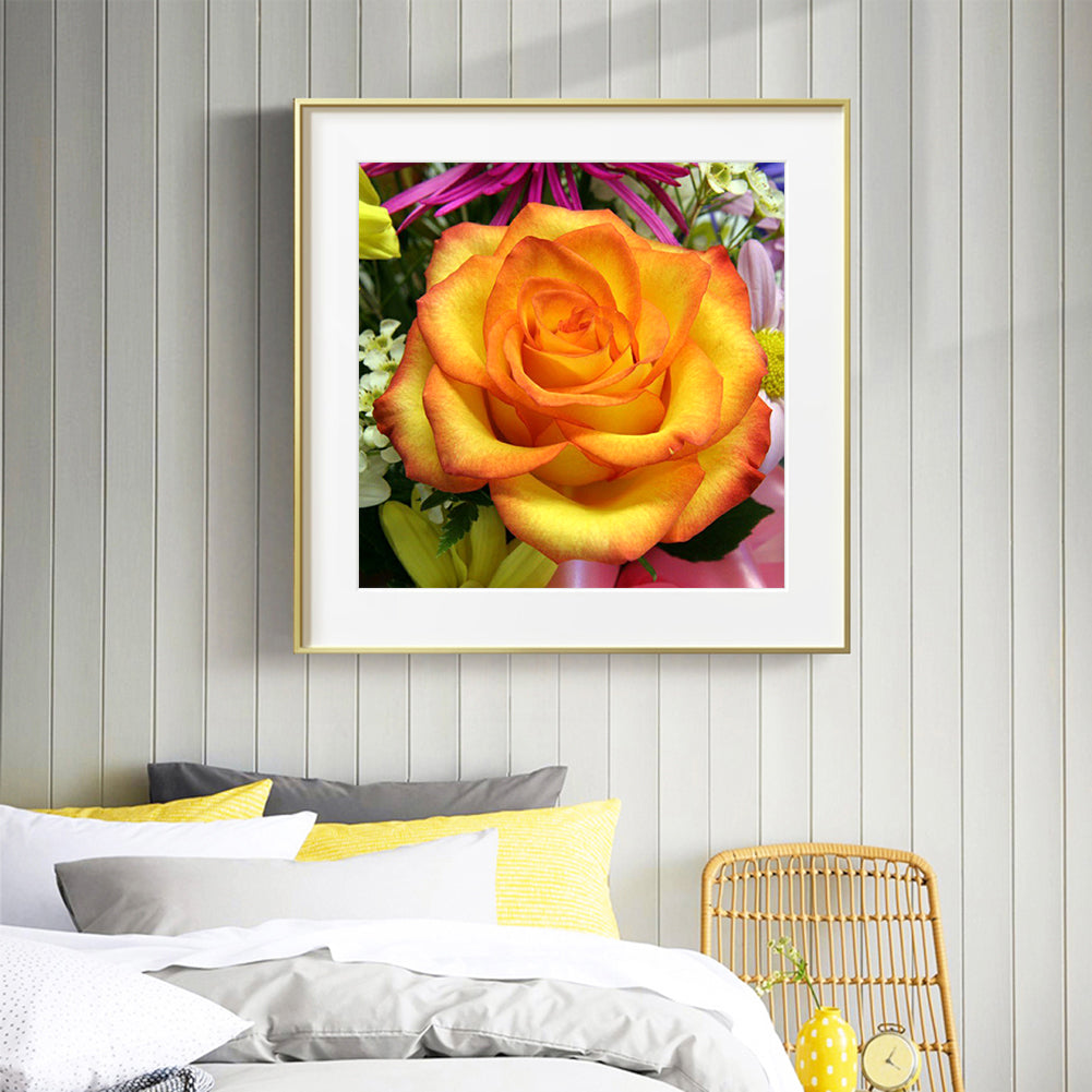 Roses Bloom - Full Square Drill Diamond Painting 30*30CM