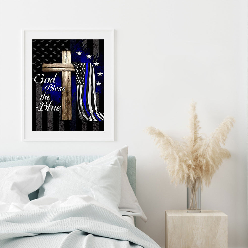 National Flag - Full Round Drill Diamond Painting 40*50CM