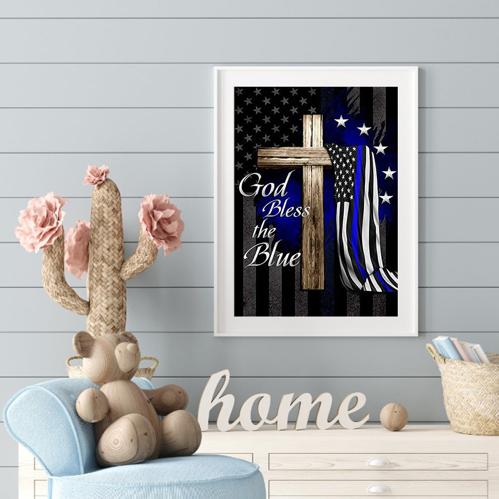 National Flag - Full Round Drill Diamond Painting 40*50CM