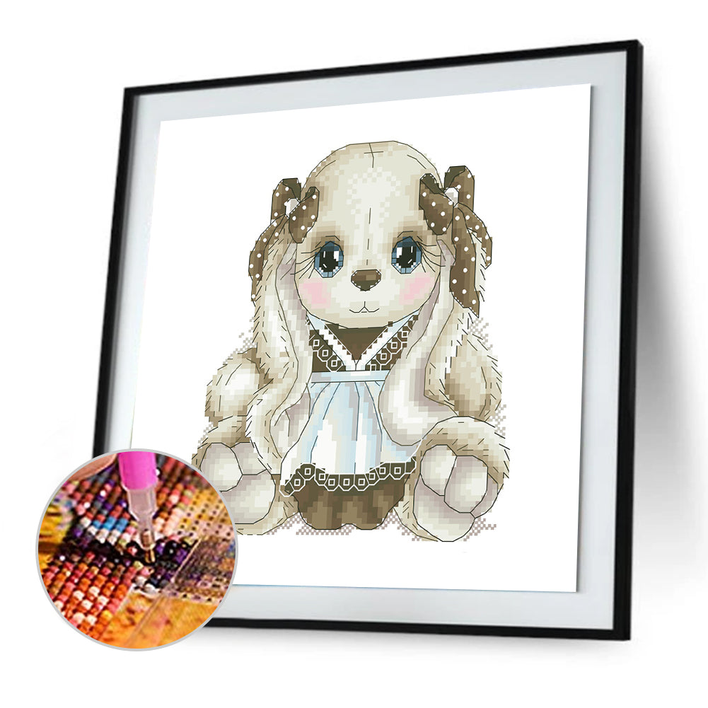Rabbit - Full Round Drill Diamond Painting 30*30CM