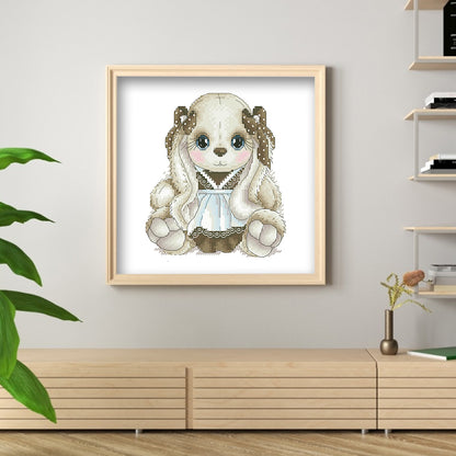 Rabbit - Full Round Drill Diamond Painting 30*30CM