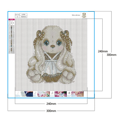 Rabbit - Full Round Drill Diamond Painting 30*30CM