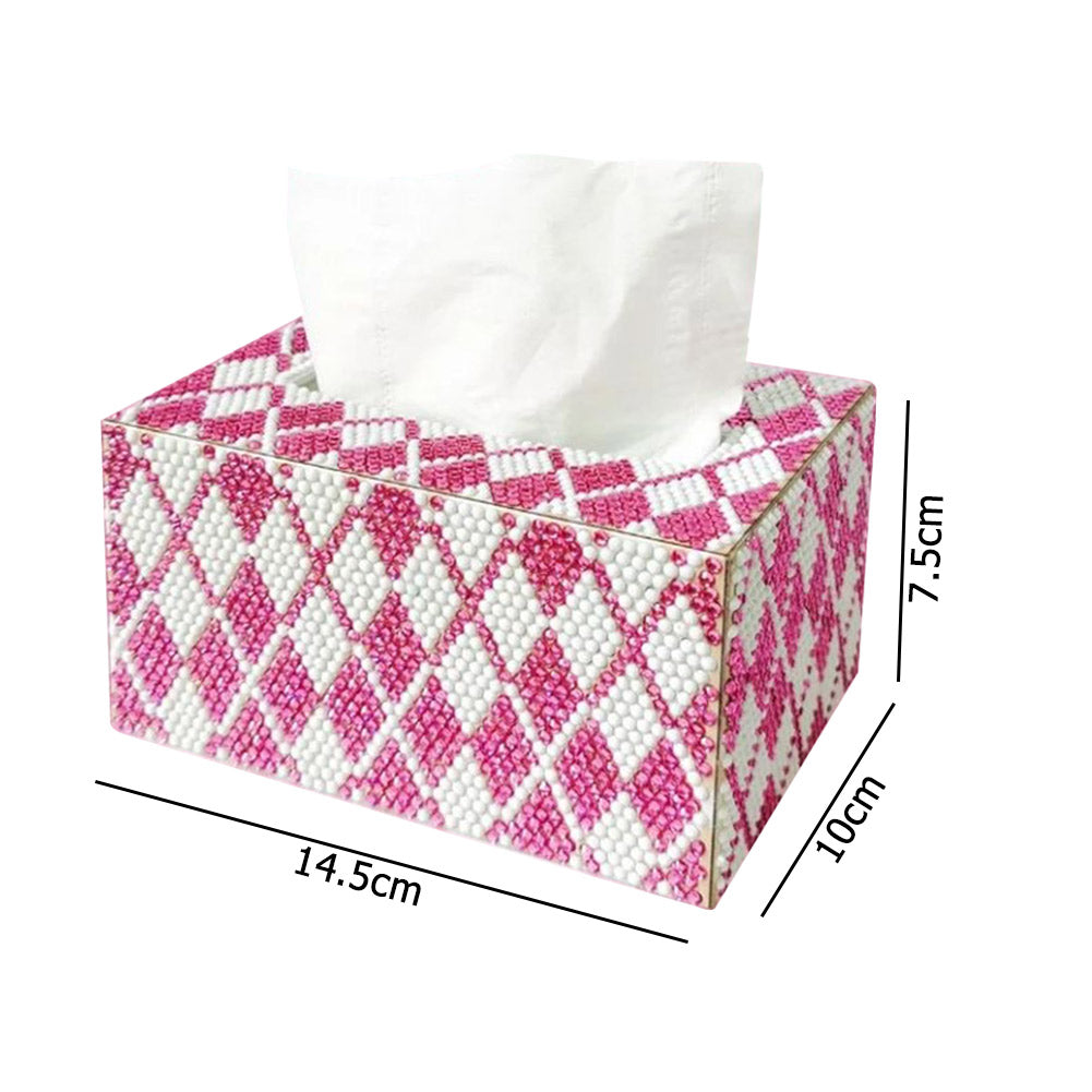 5D DIY Diamond Painting Square Tissue Box Kit Handmade Art Tissue Dispenser