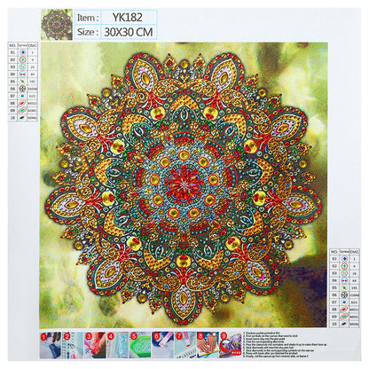 Datura - Special Shaped Drill Diamond Painting 30*30CM