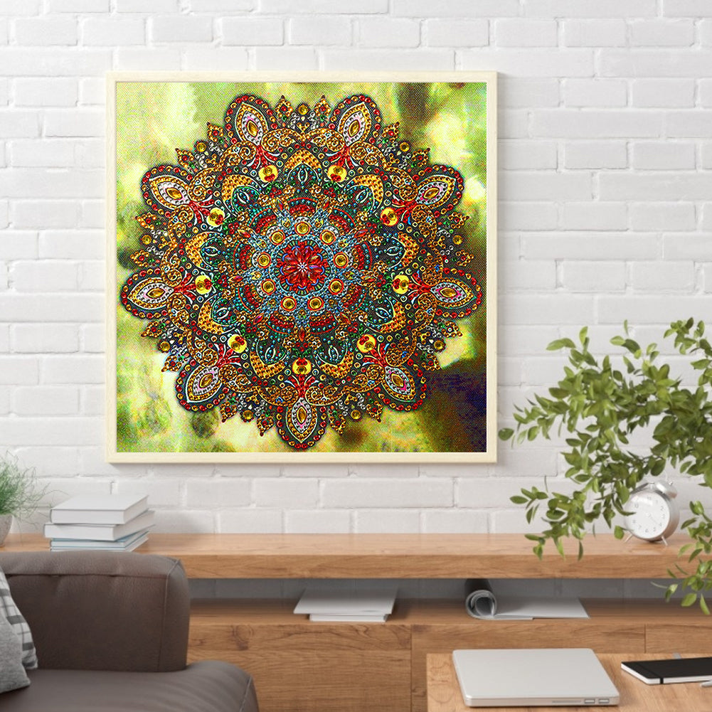 Datura - Special Shaped Drill Diamond Painting 30*30CM