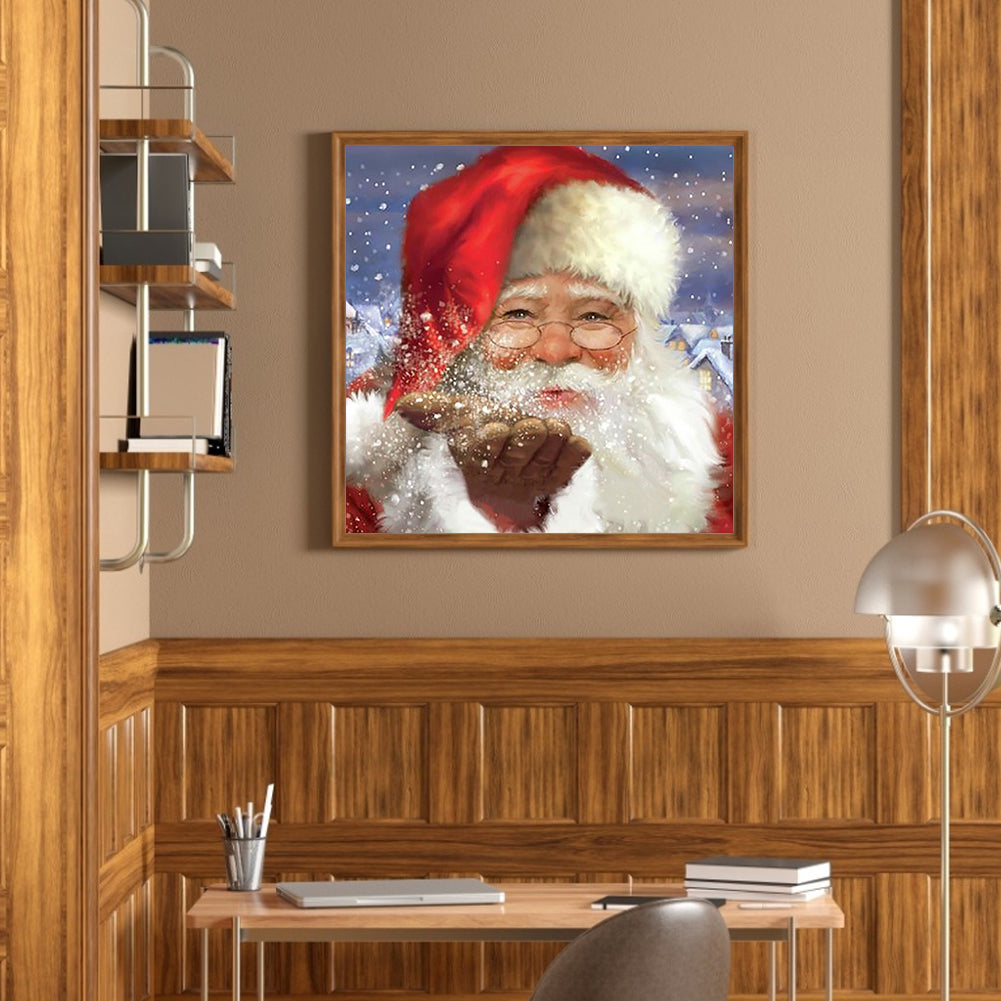 Santa Claus - Full Round Drill Diamond Painting 30*30CM