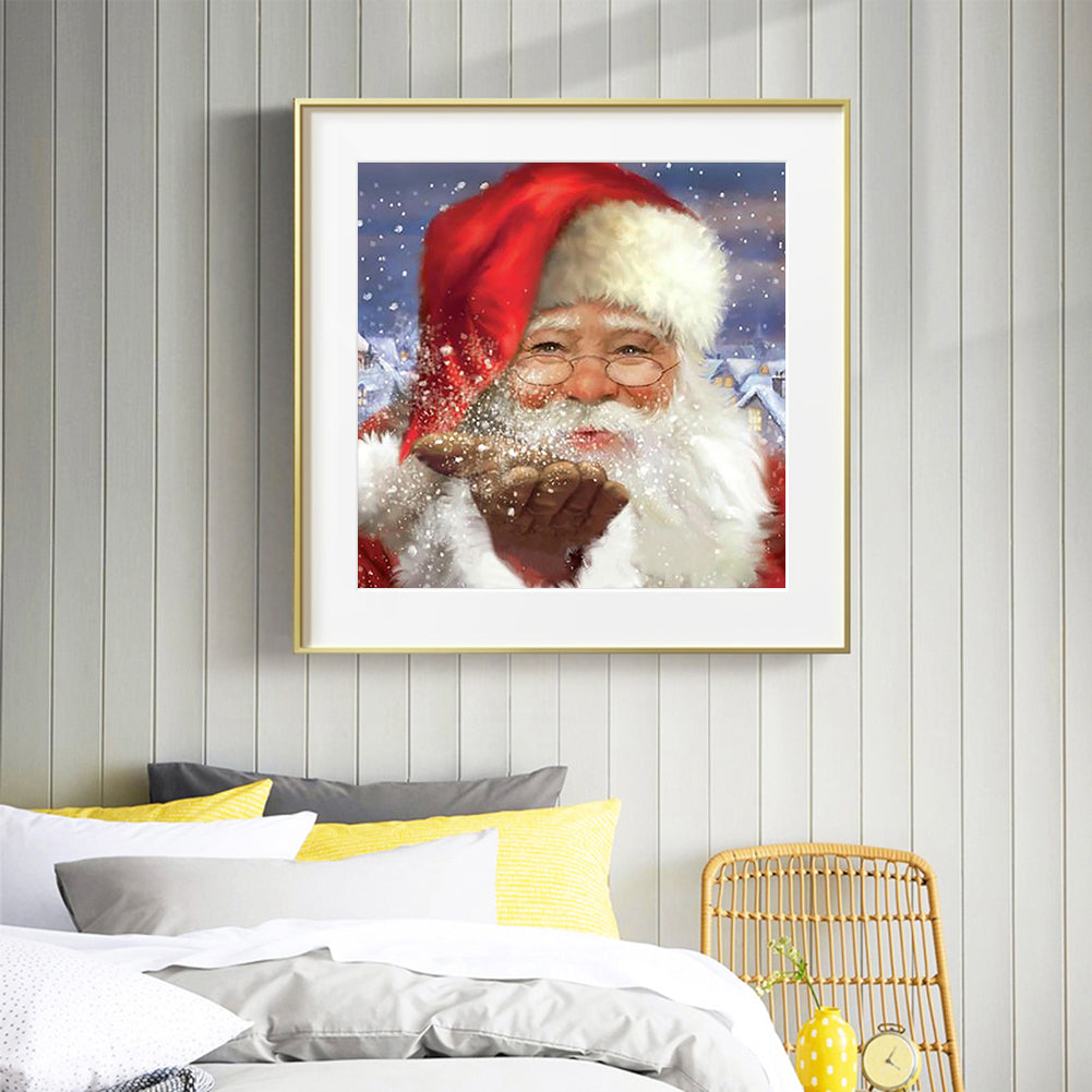 Santa Claus - Full Round Drill Diamond Painting 30*30CM