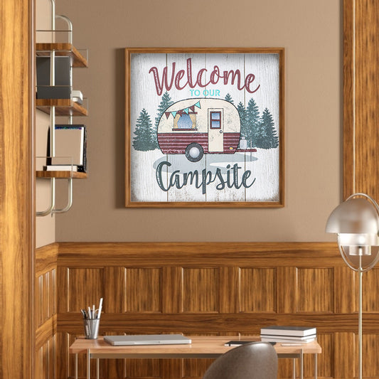 Outdoor Camping - Full Round Drill Diamond Painting 30*30CM