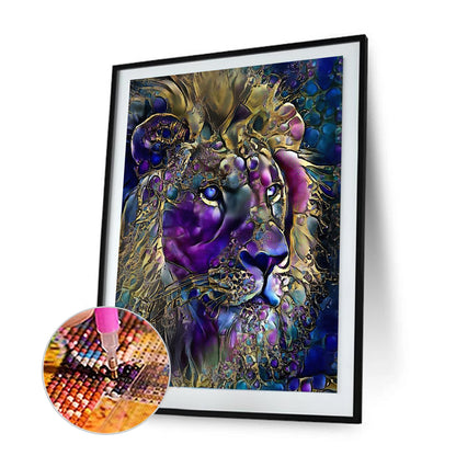 Lion - Full Round Drill Diamond Painting 30*40CM