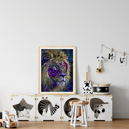 Lion - Full Round Drill Diamond Painting 30*40CM