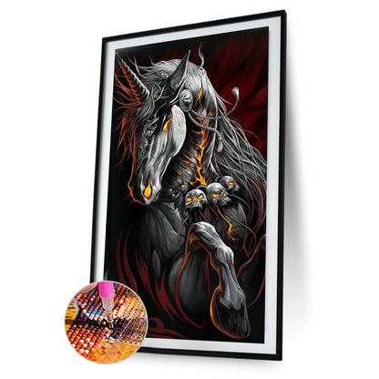 Skull Horse - Full Square Drill Diamond Painting 40*70CM