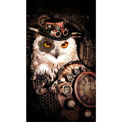 Robot Owl - Full Square Drill Diamond Painting 40*75CM