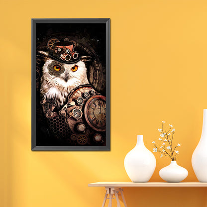 Robot Owl - Full Square Drill Diamond Painting 40*75CM